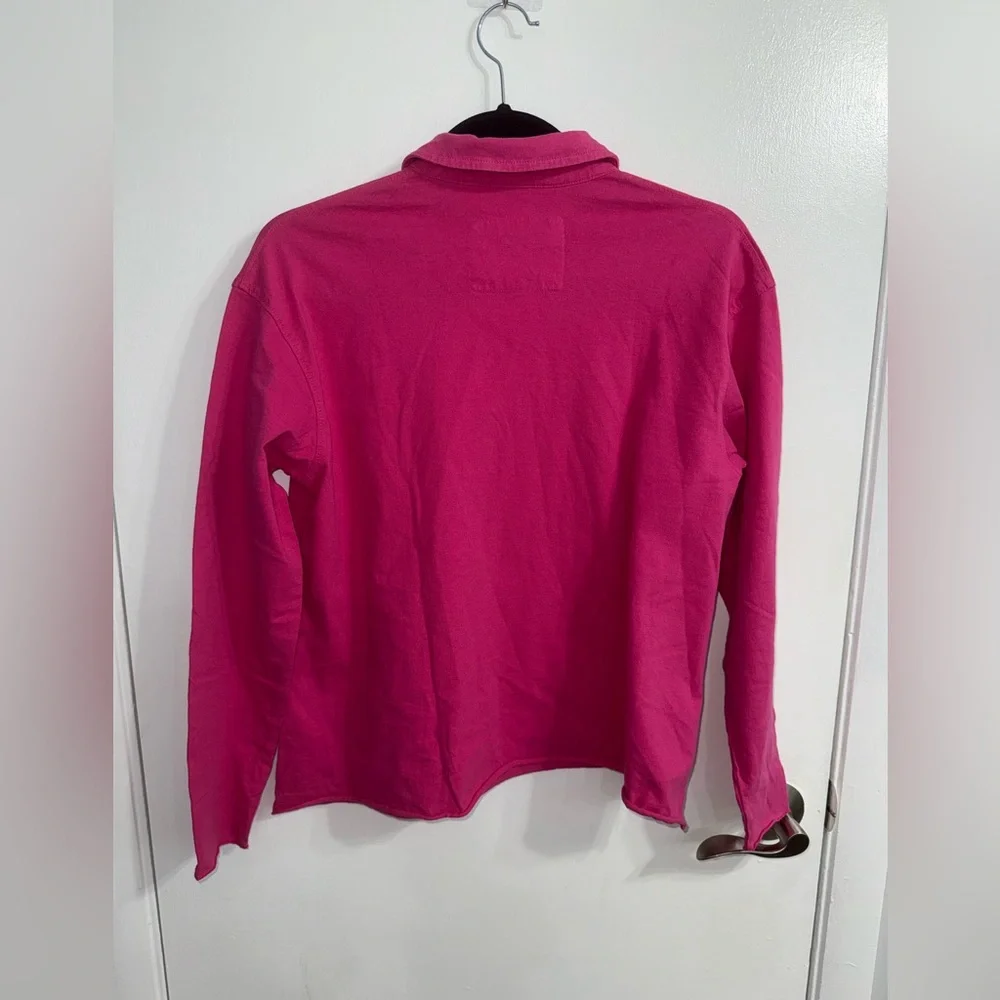 Frank & Eileen Patrick Popover Henley in Rose Size XS - Picture 9 of 9
